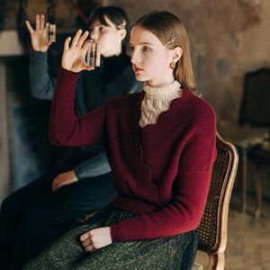 The Reichenbach Jumper(Burgundy)